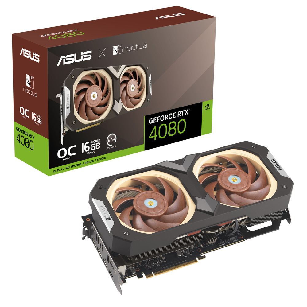 両面イラストカード　専用 NVIDIA Geforce RTX 4080搭載グラフィックカード・Noctuaコラボ